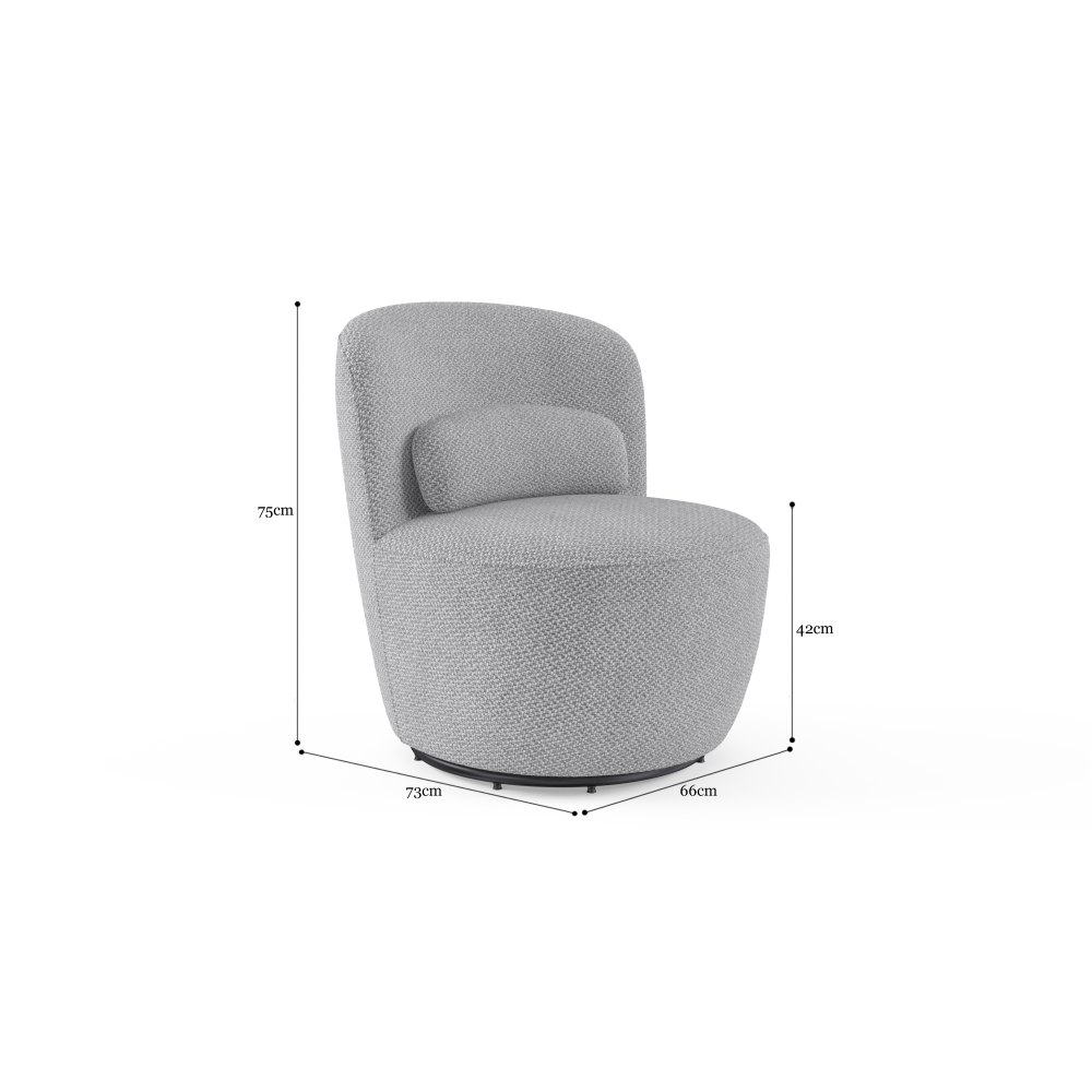 Ada Fabric Swivel Accent Lounge Relaxing Chair Fast shipping On sale