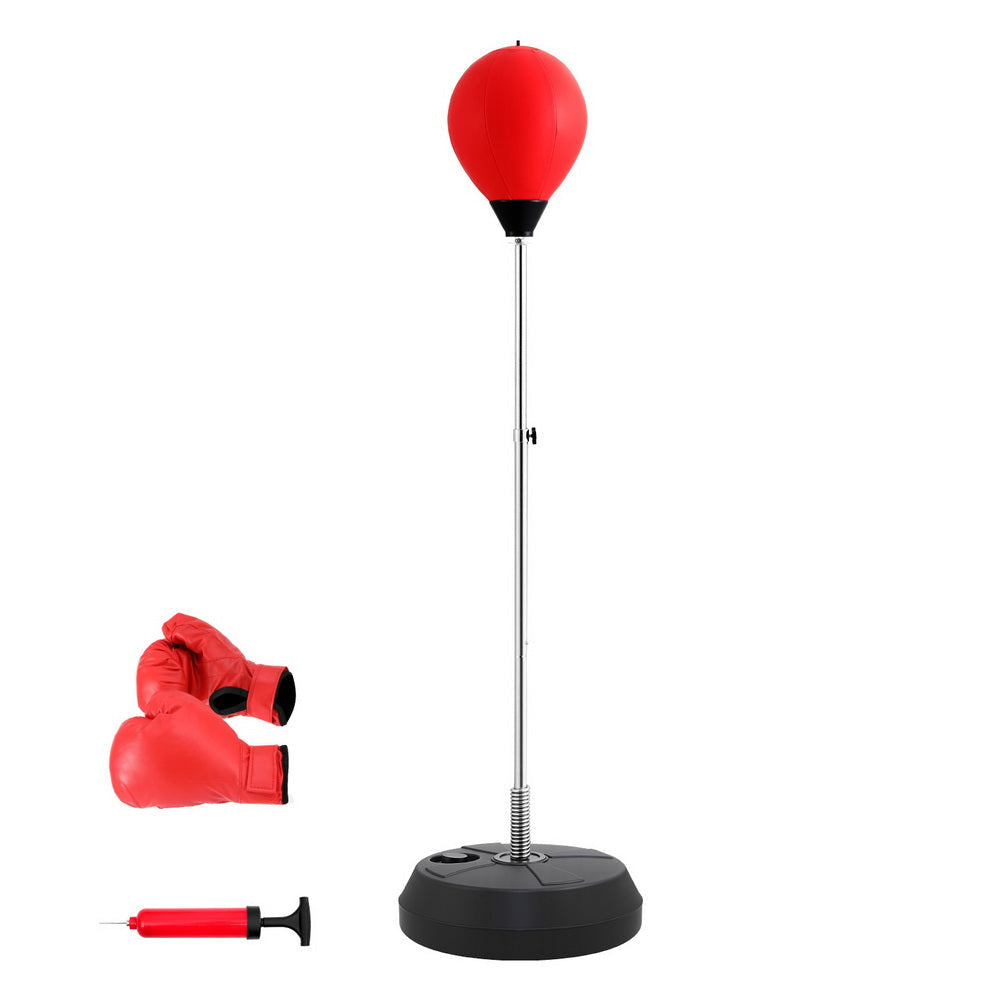 Adult Punching Bag Stand 150cm Adjustable Freestanding with Gloves and Pump Sports & Fitness Fast shipping On sale
