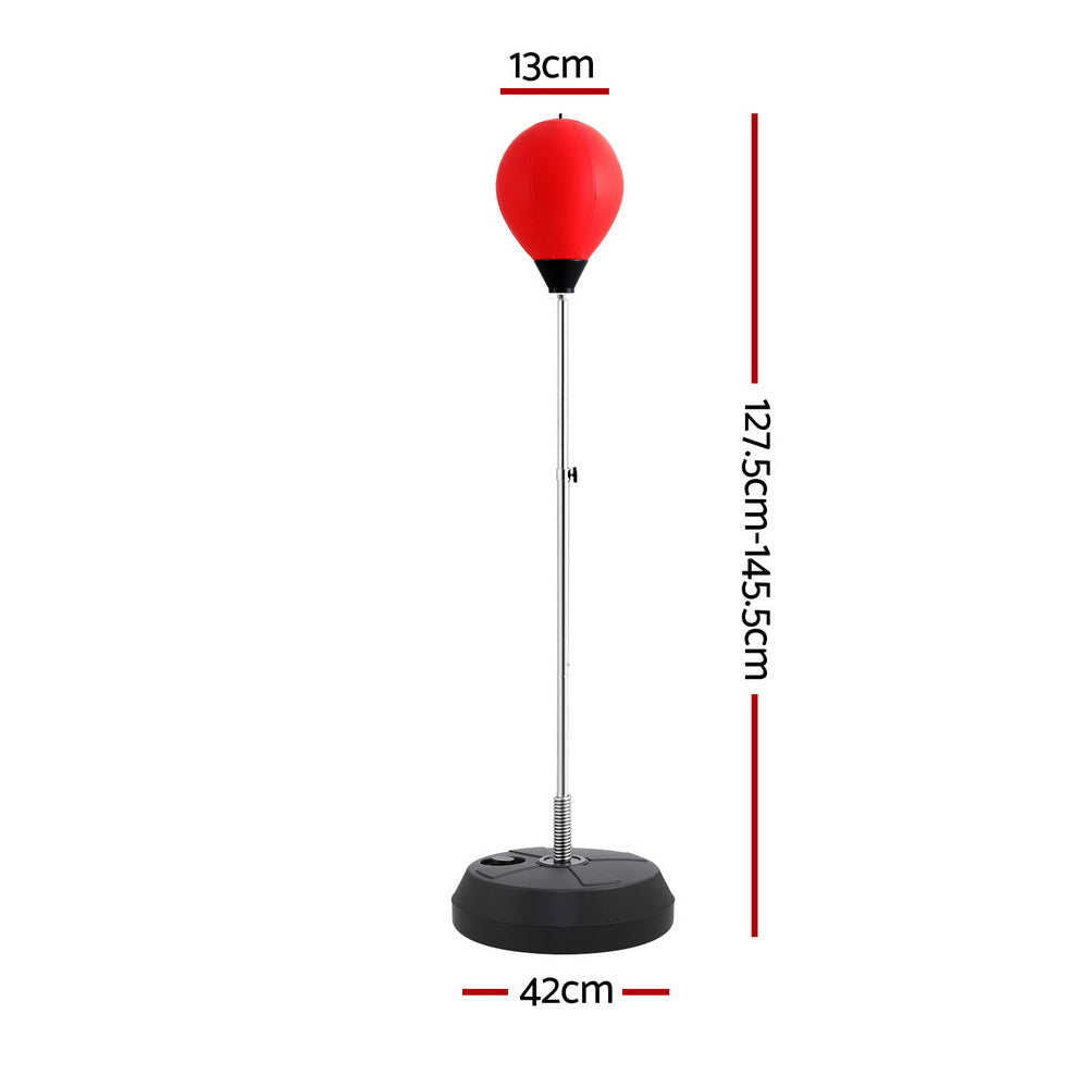Adult Punching Bag Stand 150cm Adjustable Freestanding with Gloves and Pump Sports & Fitness Fast shipping On sale
