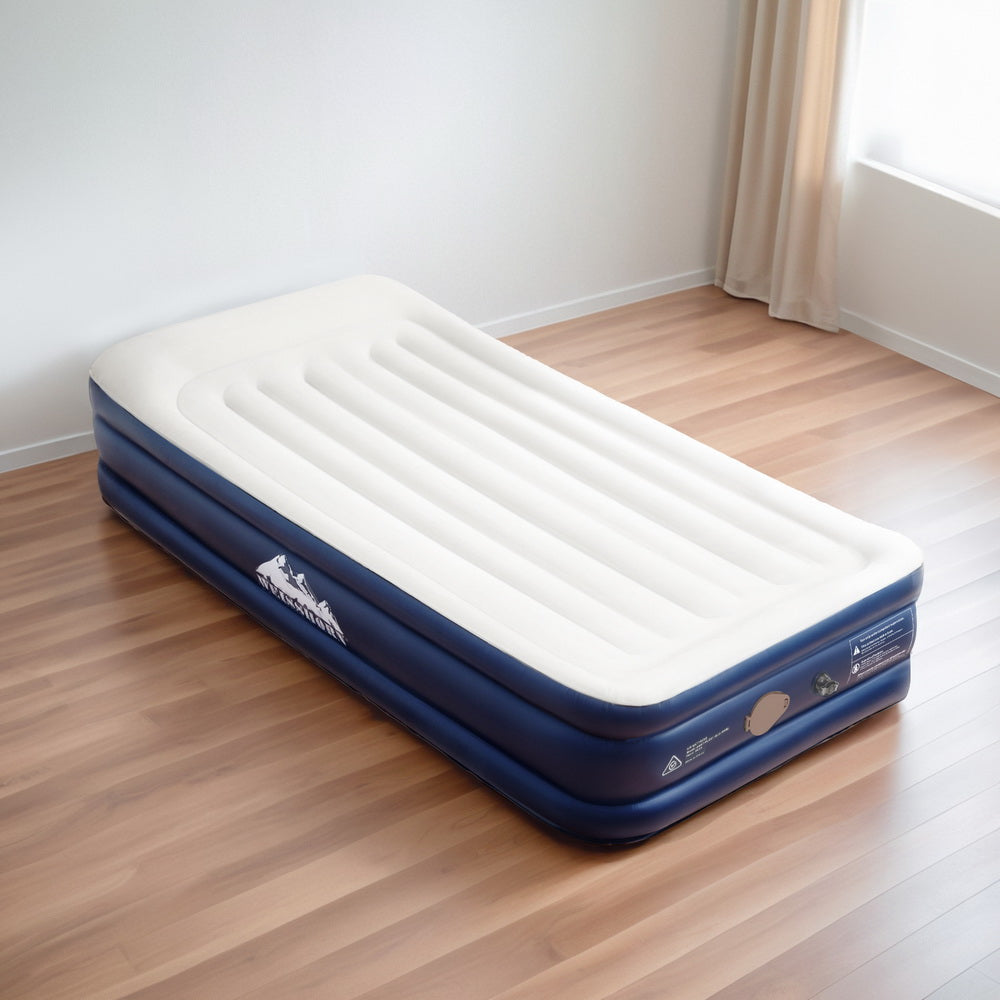 Air Mattress Single Inflatable Bed 46cm bed Grey Fast shipping On sale