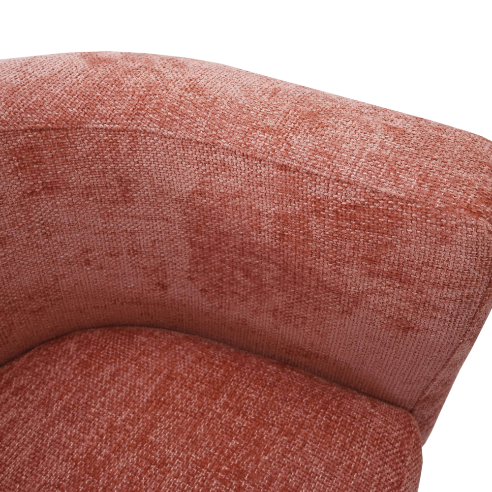 Alaina Textured Fabric Occasional Lounge Armchair Chair Accent Blush Fast shipping On sale