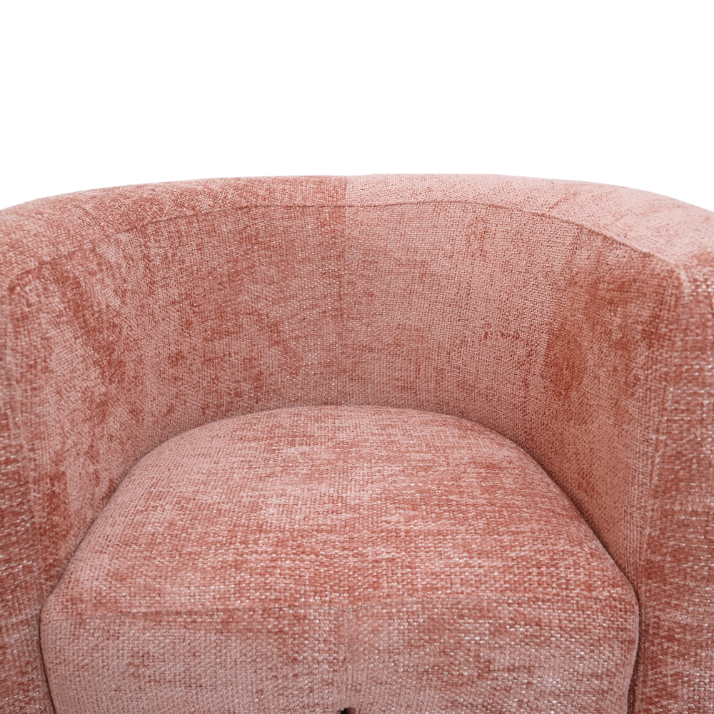 Alaina Textured Fabric Occasional Lounge Armchair Chair Accent Blush Fast shipping On sale