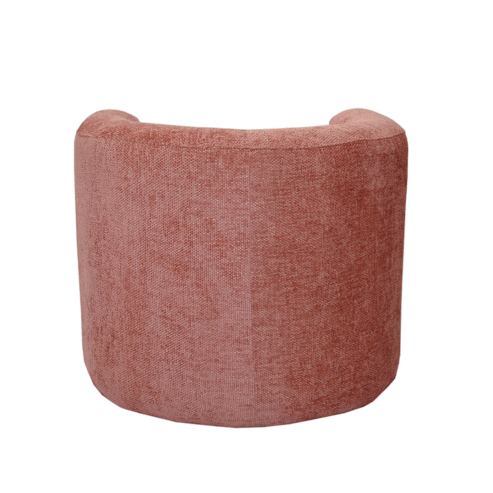 Alaina Textured Fabric Occasional Lounge Armchair Chair Accent Blush Fast shipping On sale