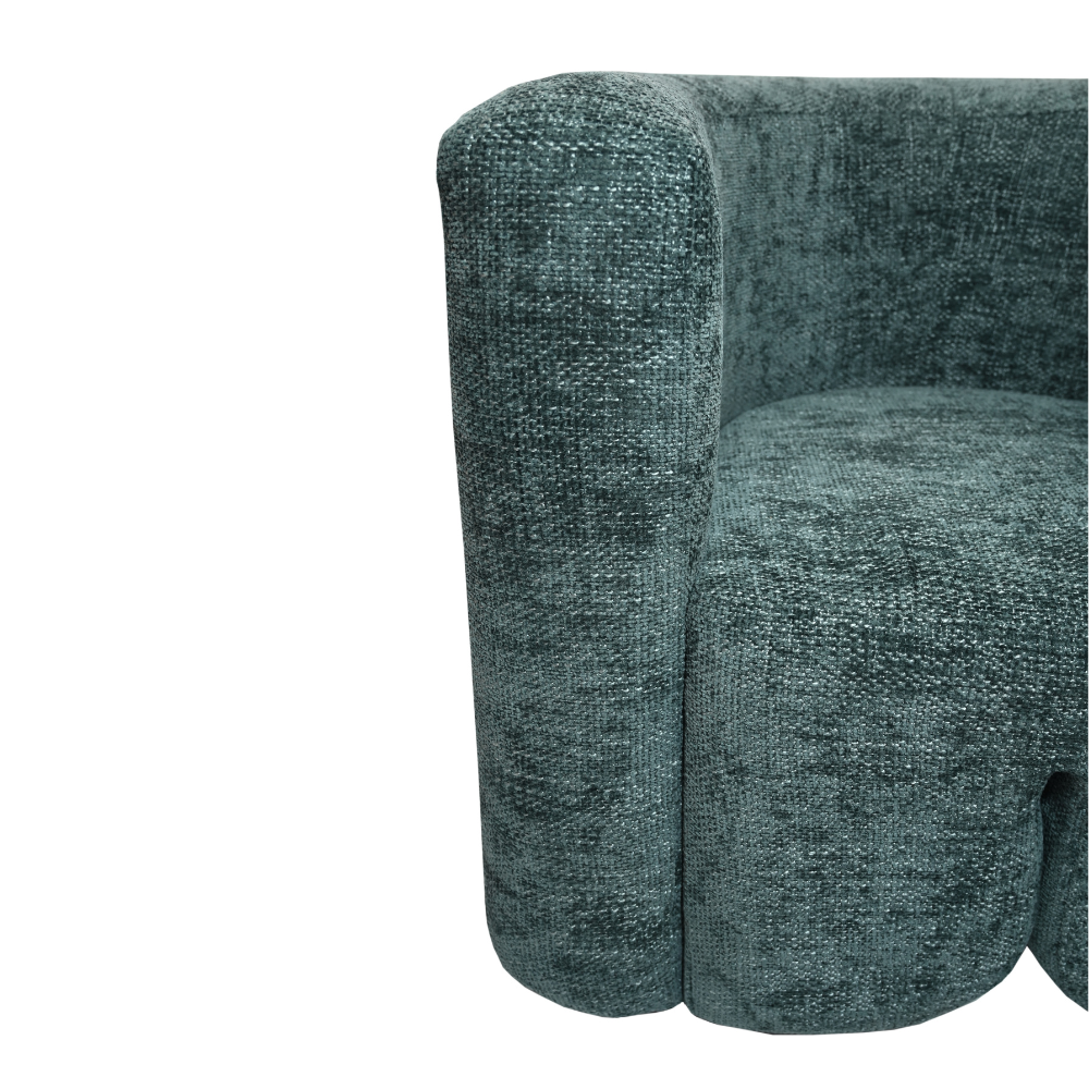 Alaina Textured Fabric Occasional Lounge Armchair Chair Accent Teal Fast shipping On sale