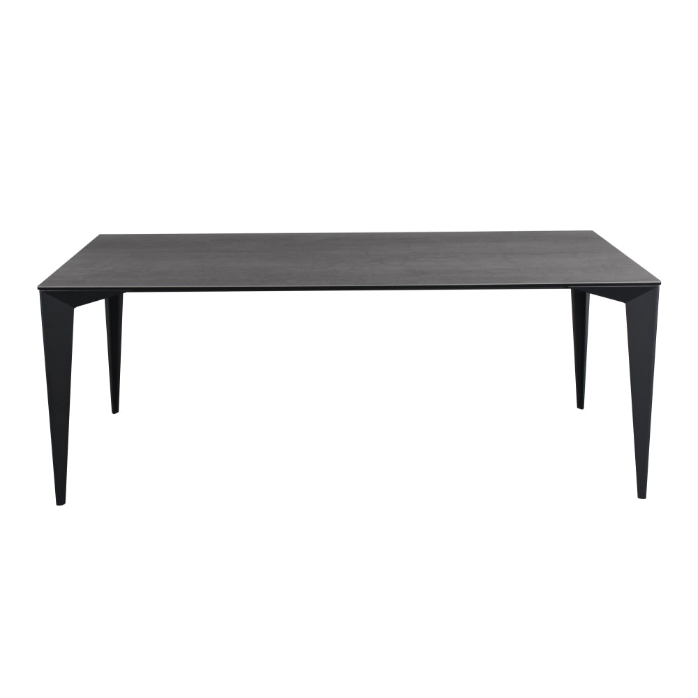 Alessia Modern Rectangular Kitchen Dining Table Ceramic 200cm Metal Frame - Florence Fast shipping On sale