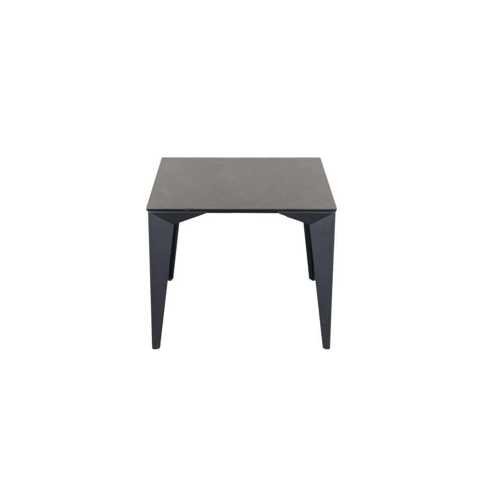 Alexandra Modern Square End Lamp Side Table Ceramic Metal Frame - Nero Fast shipping On sale