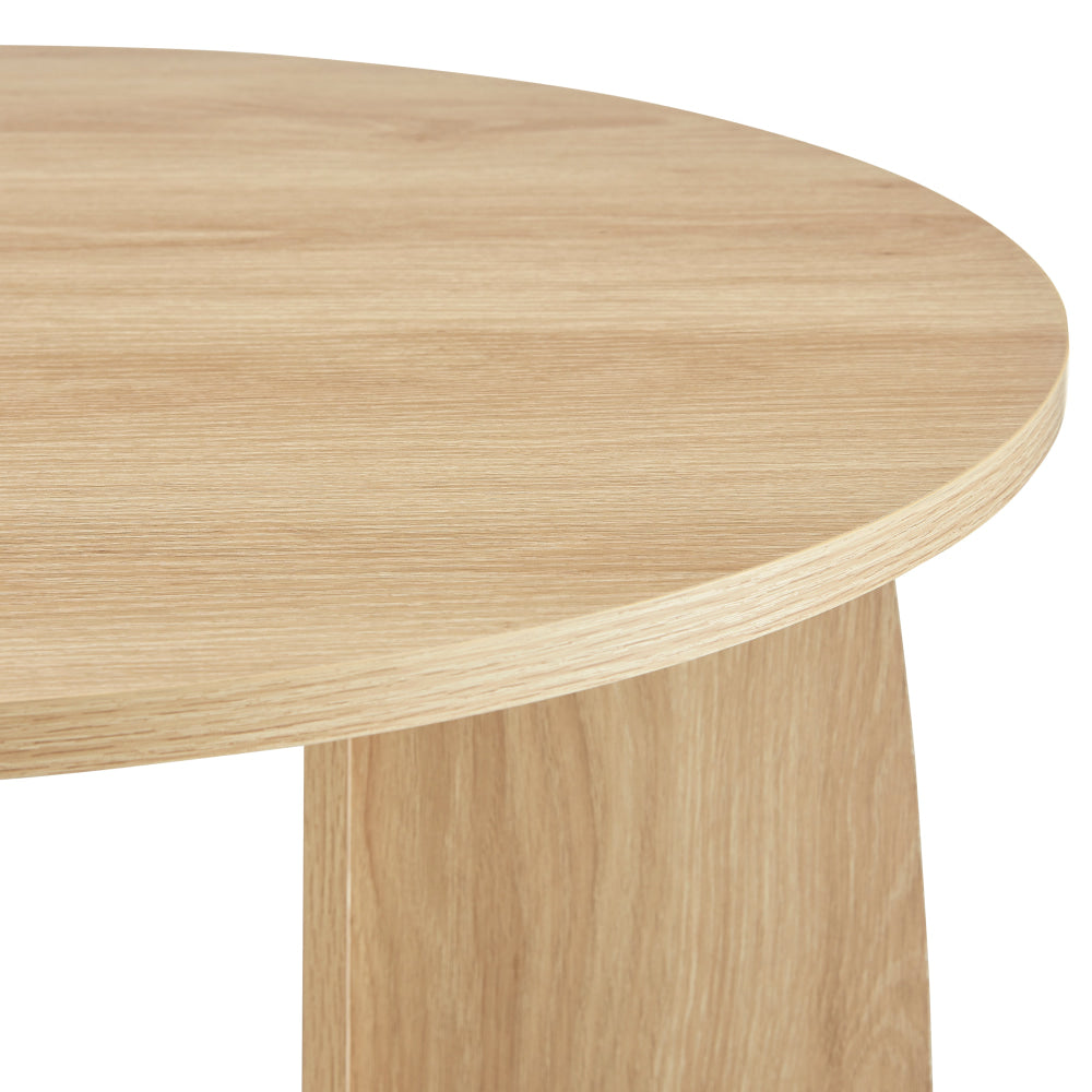 Alfie Wooden Round Coffee Tea Table 70cm Oak Fast shipping On sale