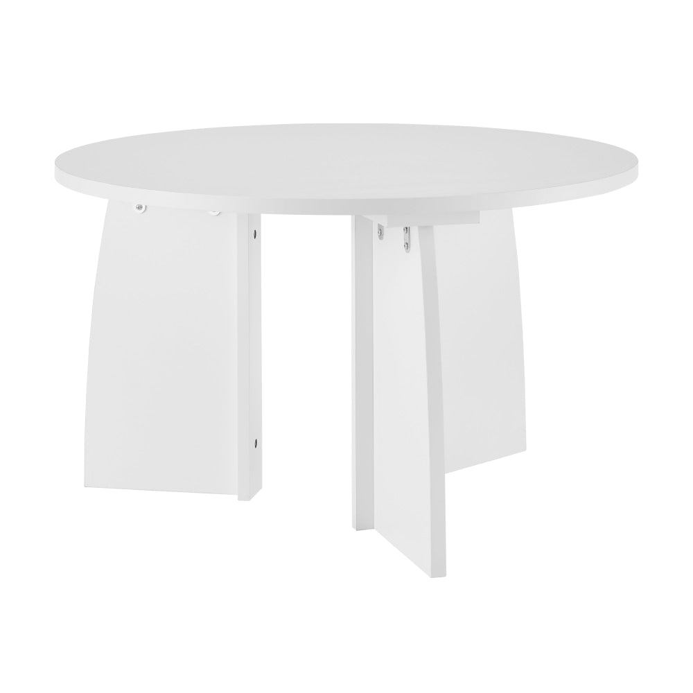 Alfie Wooden Round Coffee Tea Table 70cm White Fast shipping On sale