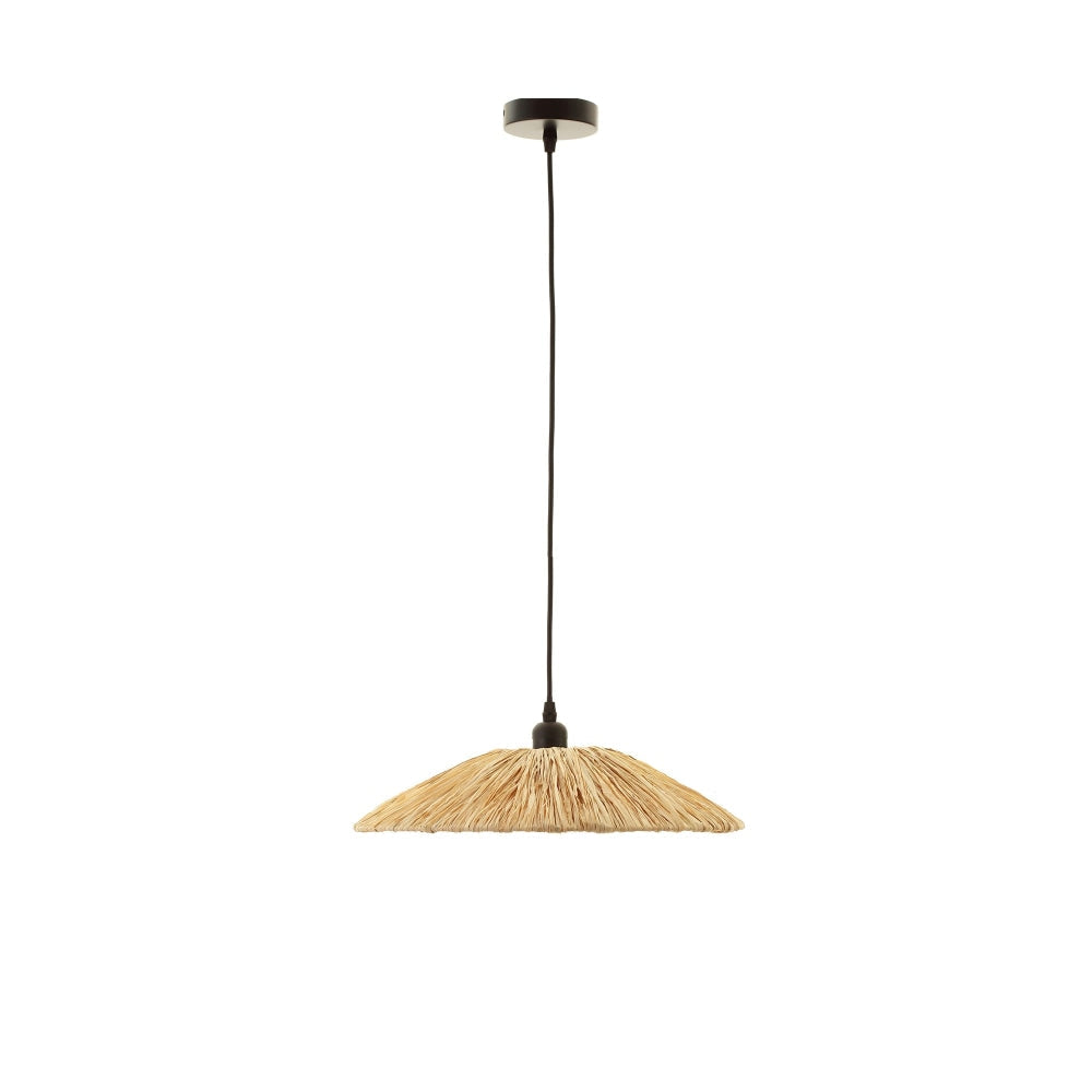 Alluria Transitional Contemporary Raffia Kitchen Pendant Light Bamboo Shade - Small Lamp Fast shipping On sale