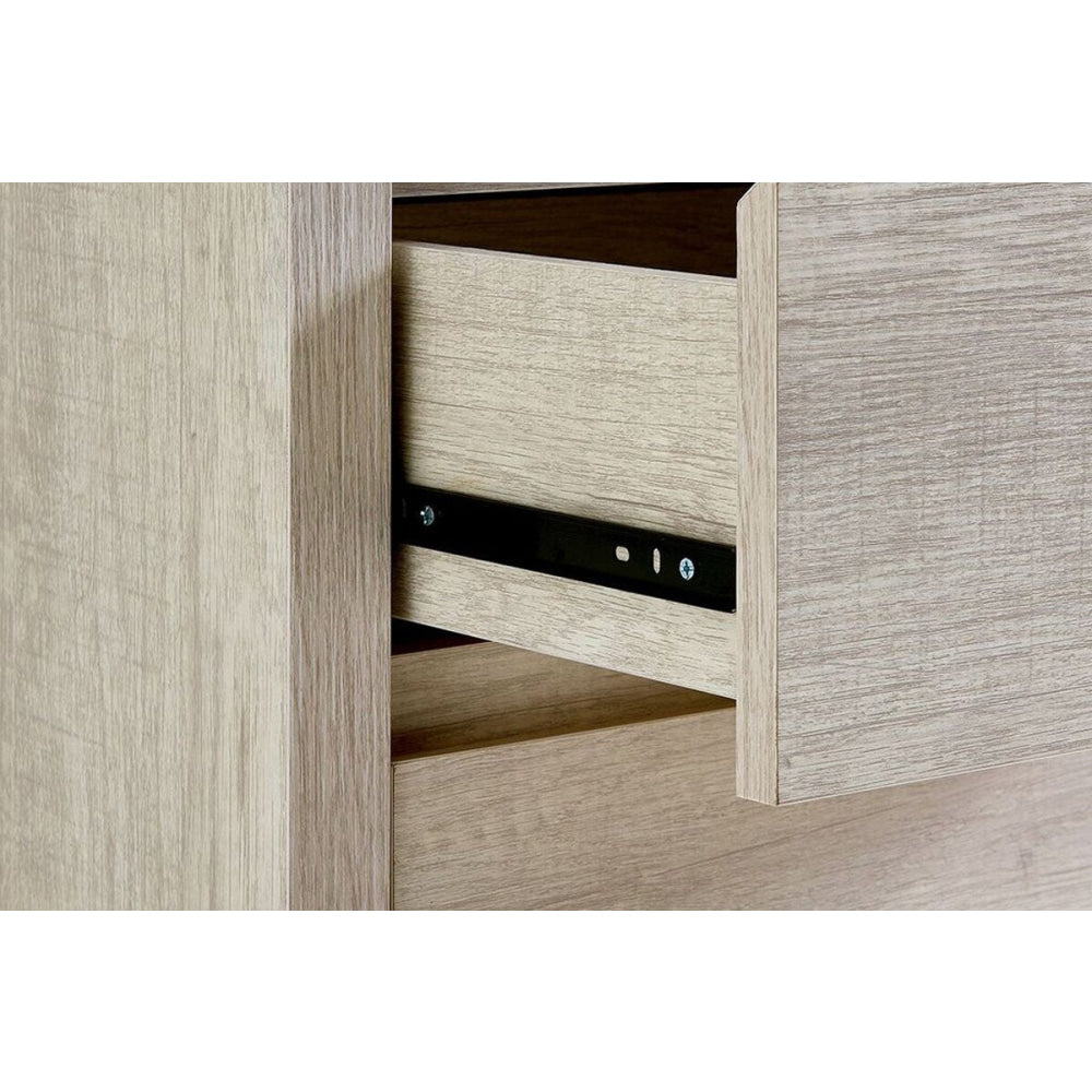 Alta Collection 2 Drawer Bedside Table Dusky Oak Fast shipping On sale