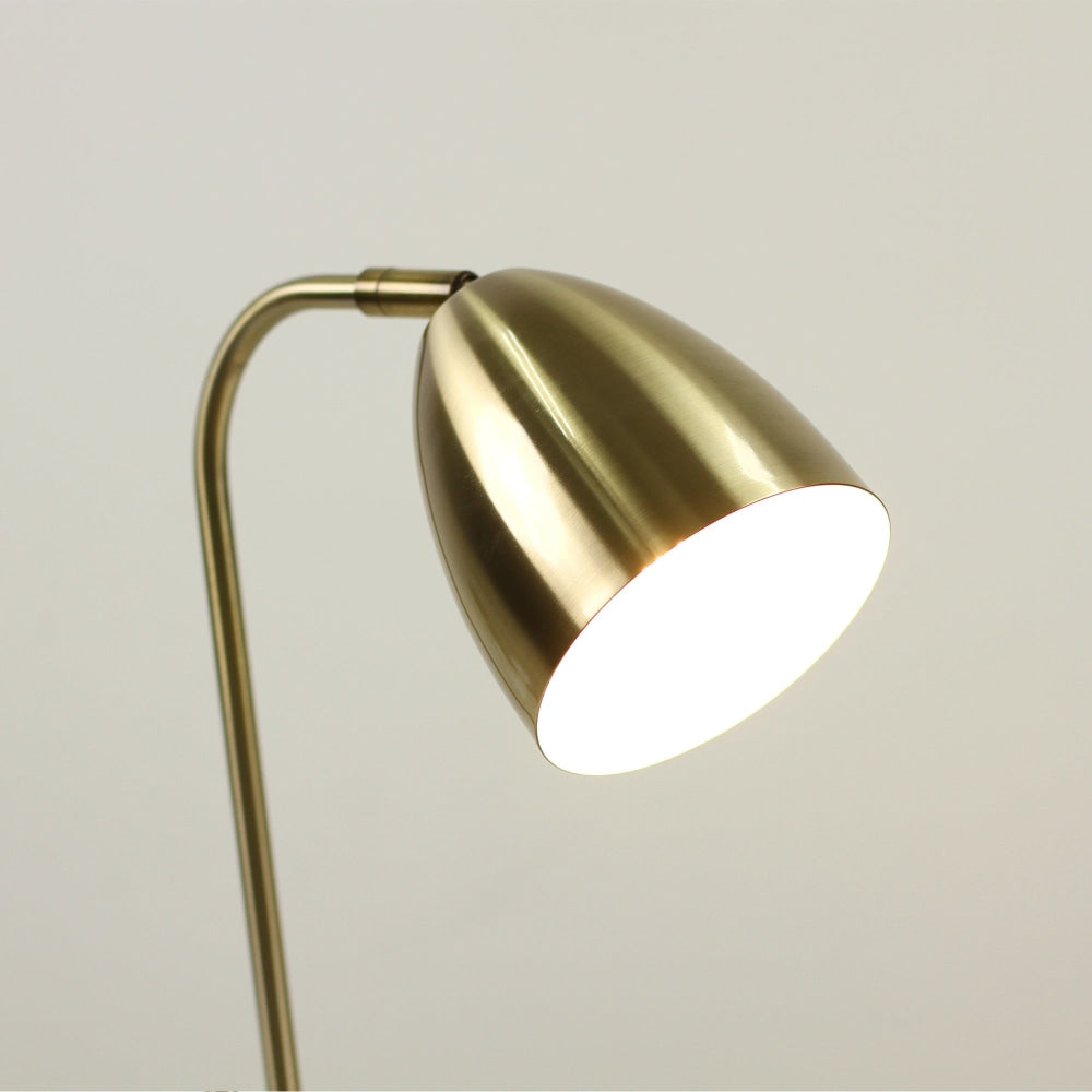 Ambi View Accent Touch Table Office Desk Lamp Light Metal Shade - Antique Brass Fast shipping On sale