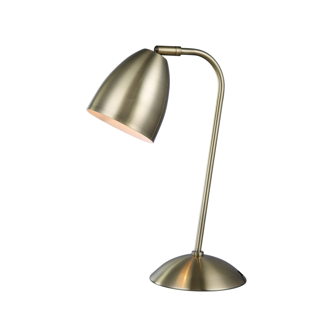 Ambi View Accent Touch Table Office Desk Lamp Light Metal Shade - Antique Brass Fast shipping On sale