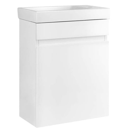 AMIRRA Slim Bathroom Vanity Cabinet with Basin Bowl White Fast shipping On sale