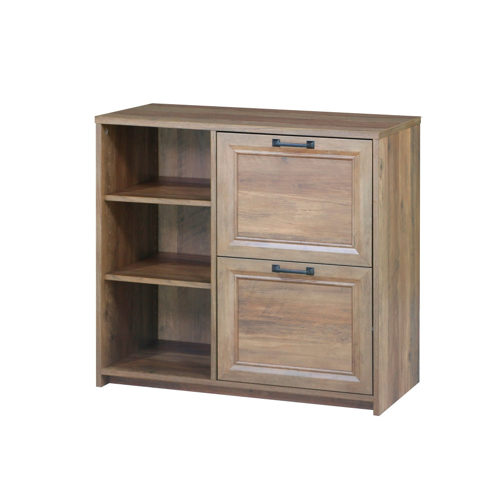 Andy Modern 2-Drawer Office Storage Filling Cabinet - Rustic Oak Filing Fast shipping On sale