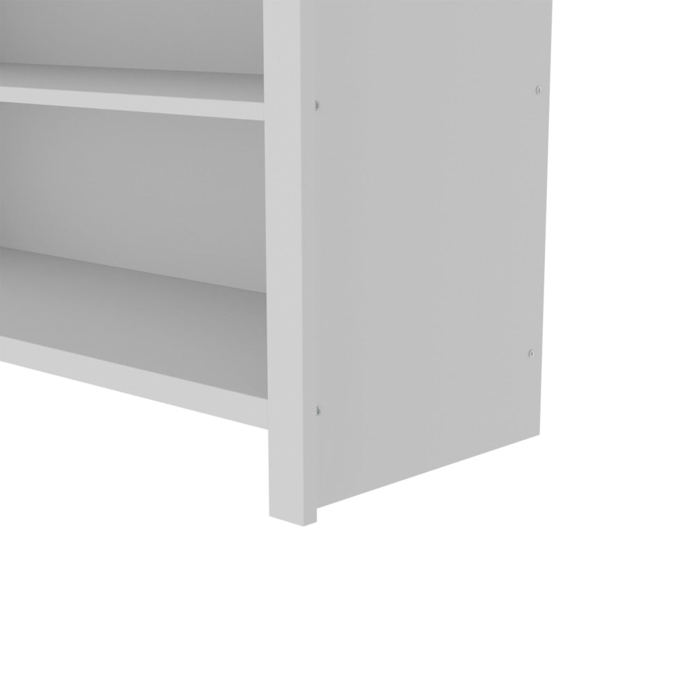 Ari Modern Hall Console Hallway Table - Oak & White Fast shipping On sale