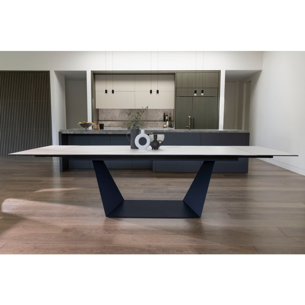 Arianna Extension Rectangular Kitchen Dining Table Ceramic 210-290cm - Marmo table Fast shipping On sale