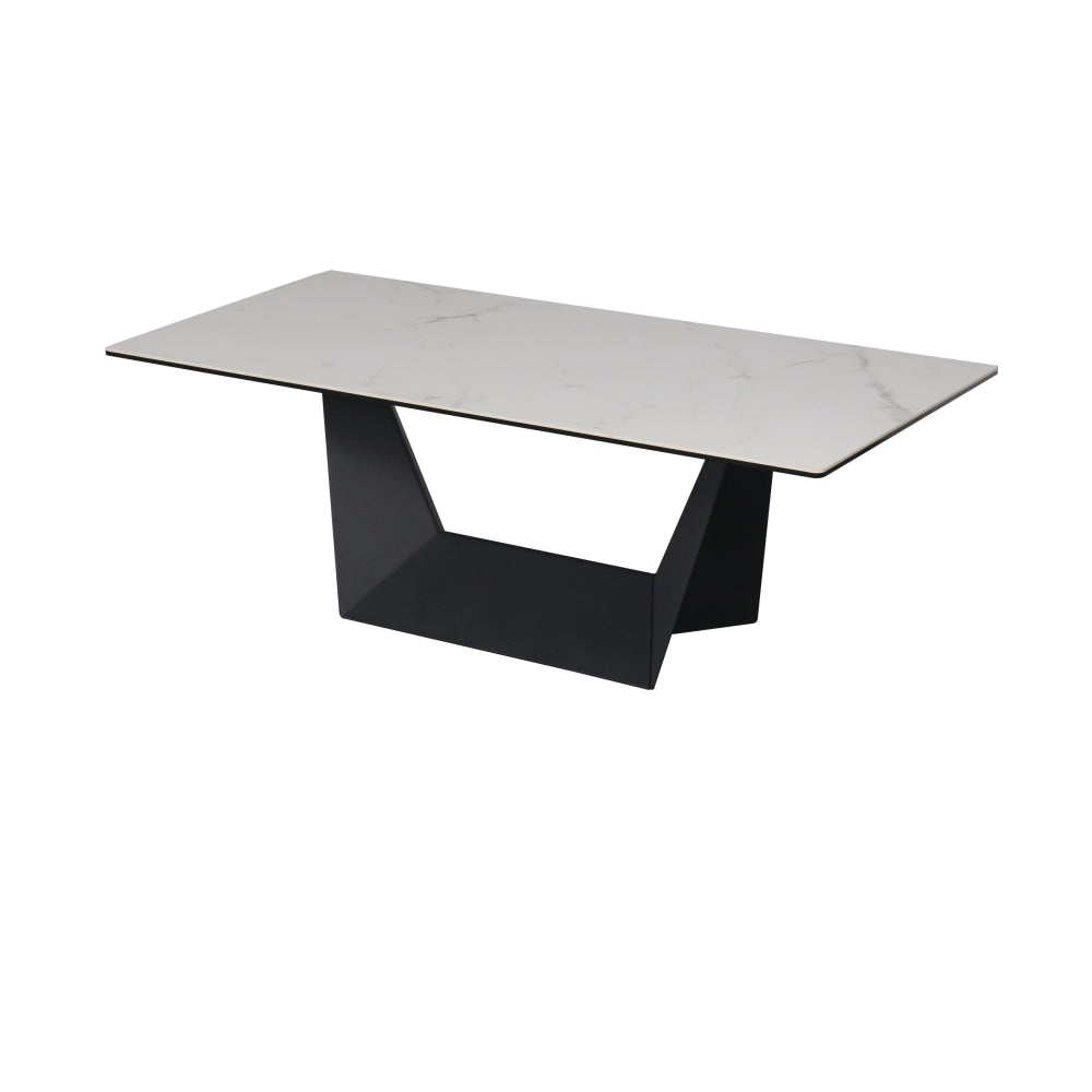 Arianna Modern Rectangular Coffee Table Ceramic - Marmo Fast shipping On sale