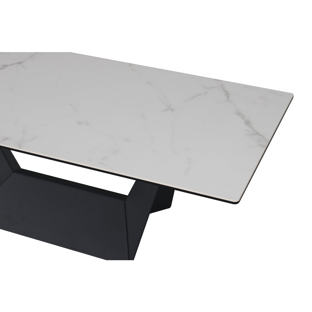 Arianna Modern Rectangular Coffee Table Ceramic - Marmo Fast shipping On sale