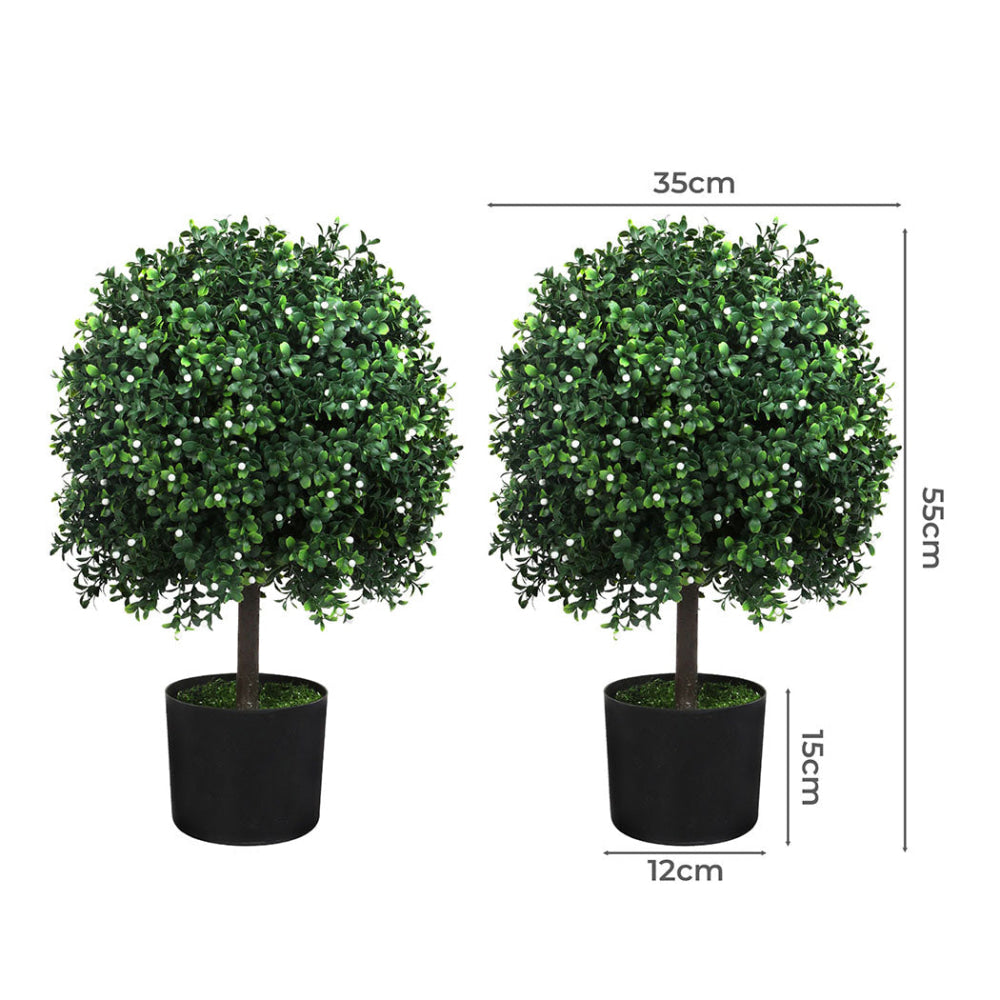 55cm Faux Decorative Greenery for Indoor & Outdoor (Set of 2) Plant Fast shipping On sale