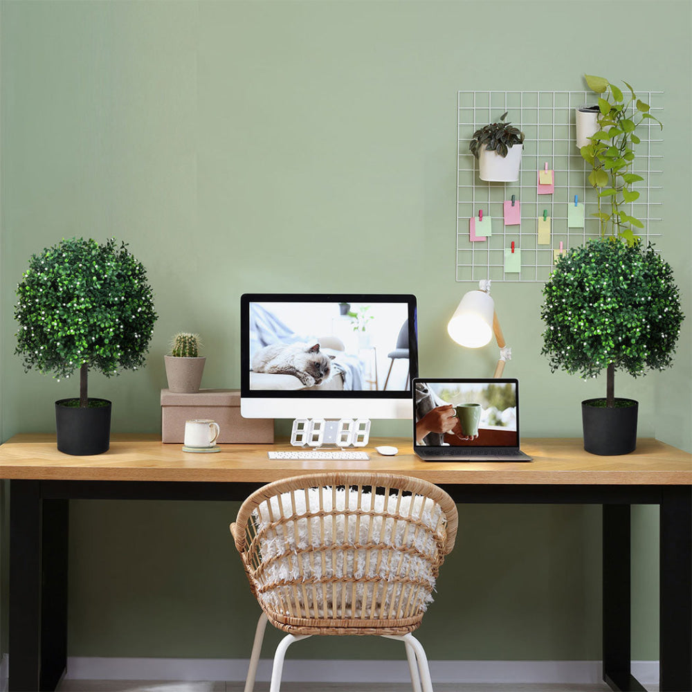 55cm Faux Decorative Greenery for Indoor & Outdoor (Set of 2) Plant Fast shipping On sale