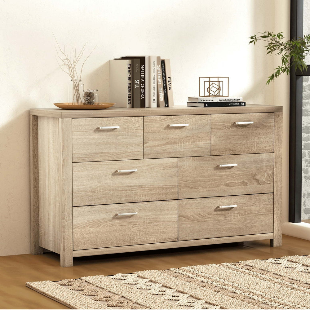 Artiss 7 Chest of Drawers - MAXI Pine Of Fast shipping On sale