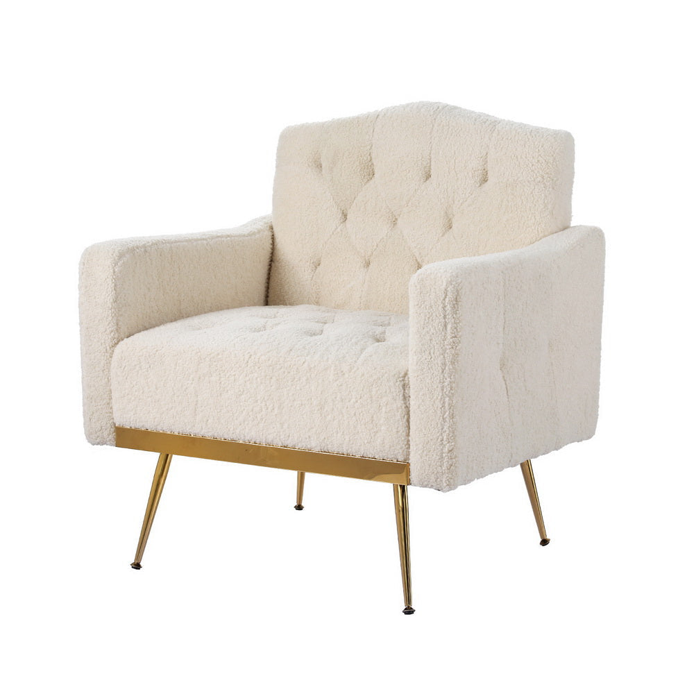 Artiss Armchair Boucle Beige Nicole Fast shipping On sale
