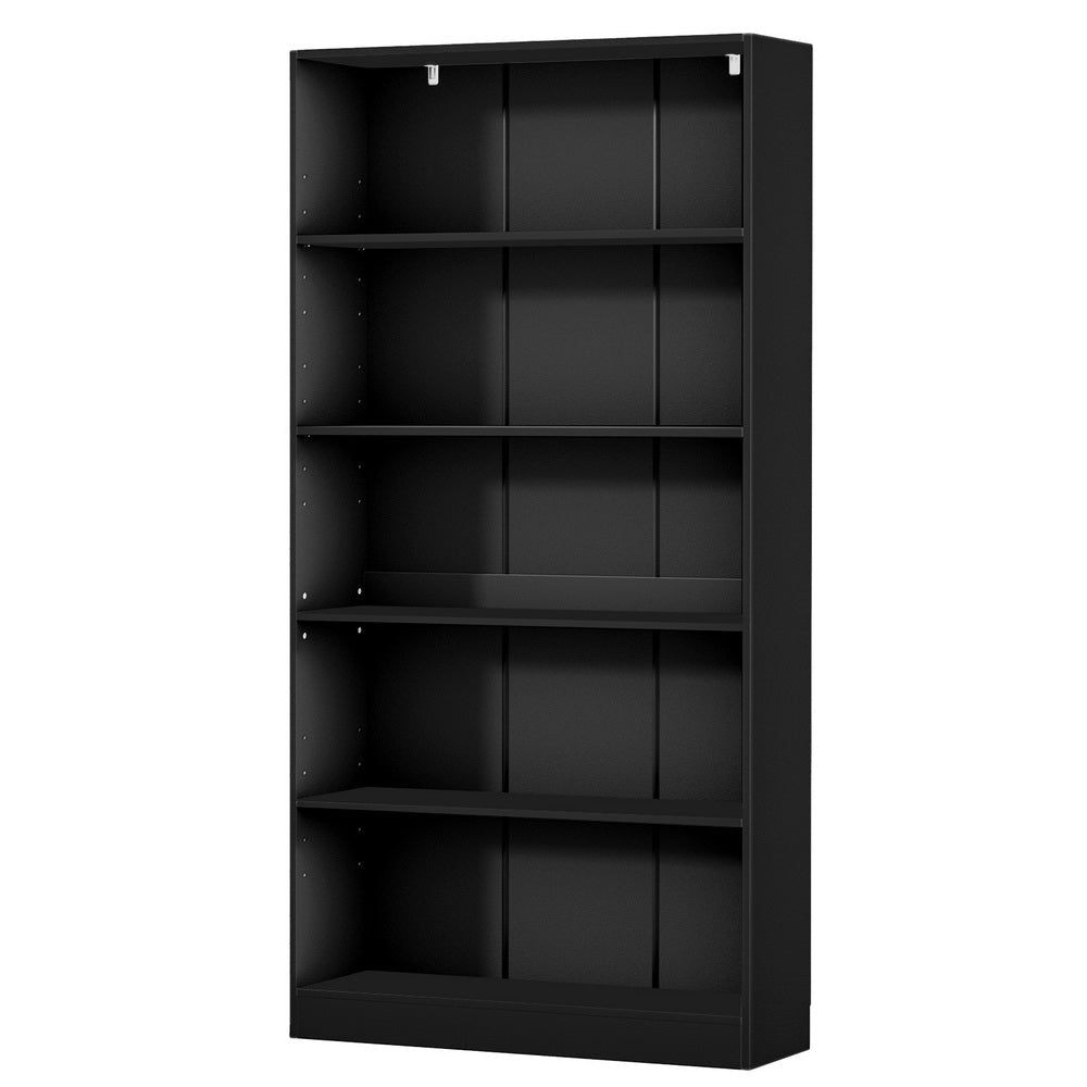 Artiss Bookshelf 5 Tiers ANTON Black Bookcase Fast shipping On sale