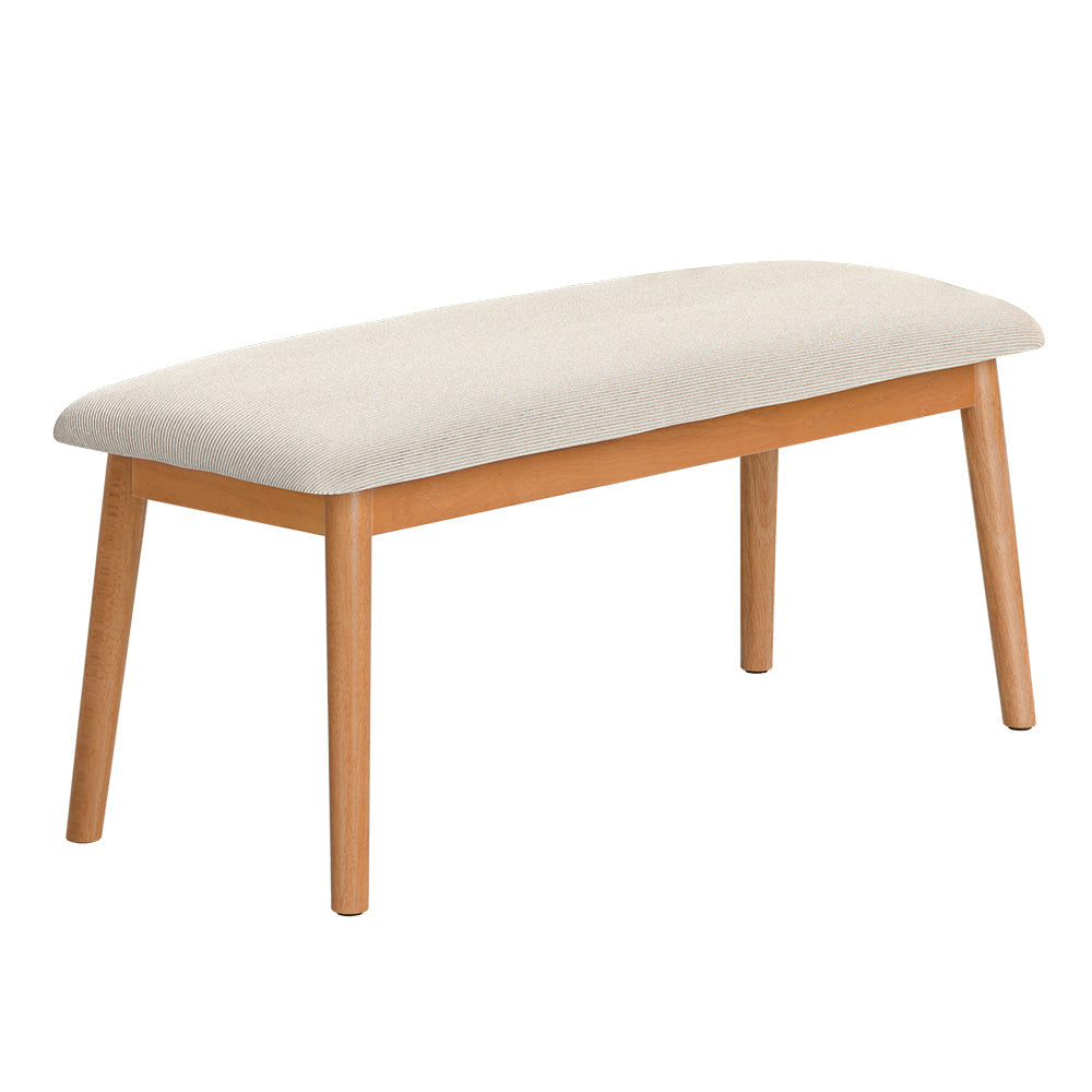 Artiss Dining Bench Upholstery Seat Stool Chair Cushion Furniture Oak 106cm Fast shipping On sale