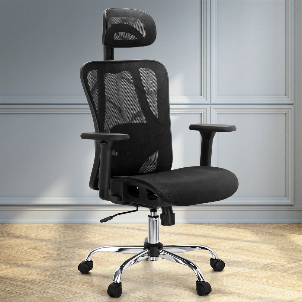 Artiss Ergonomic Office Chair Recline Black Fast shipping On sale