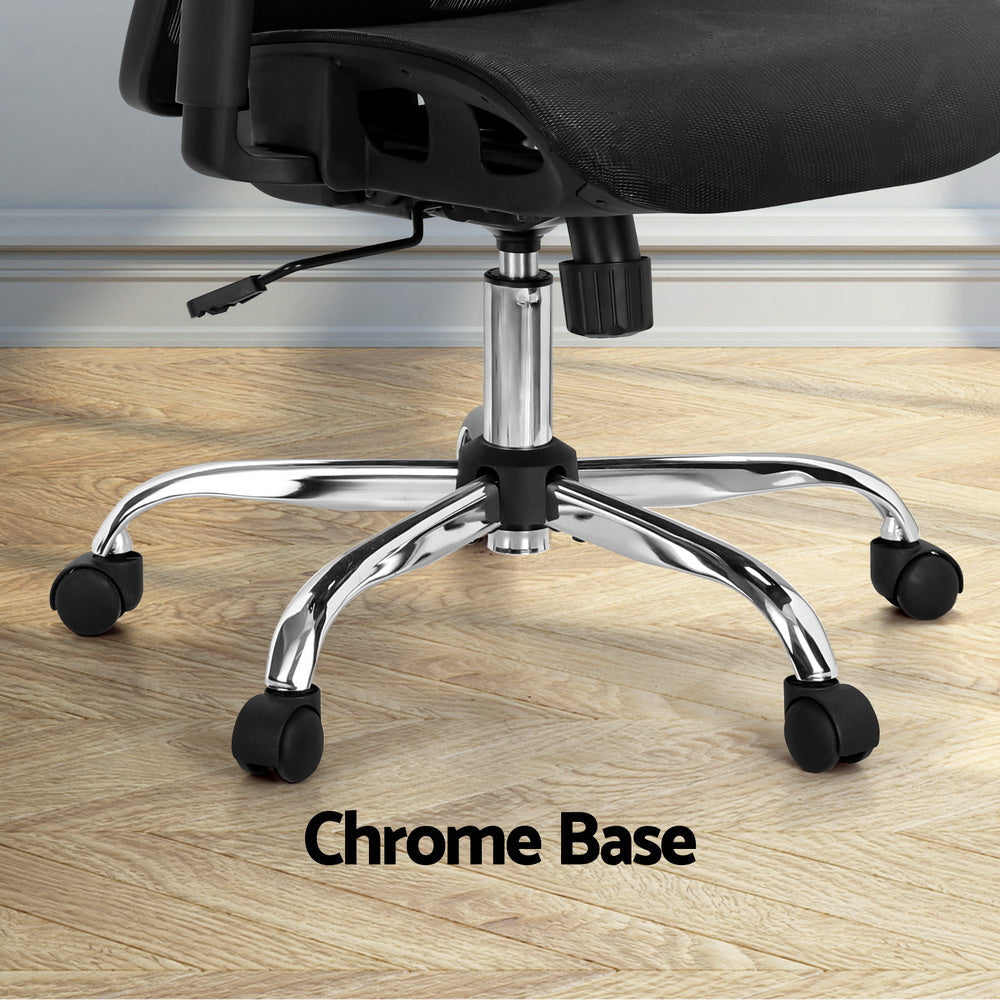 Artiss Ergonomic Office Chair Recline Black Fast shipping On sale