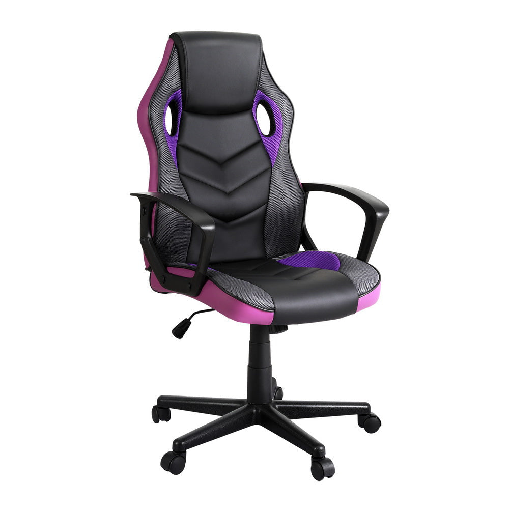 Artiss Gaming Office Chair Computer Chairs Purple Fast shipping On sale