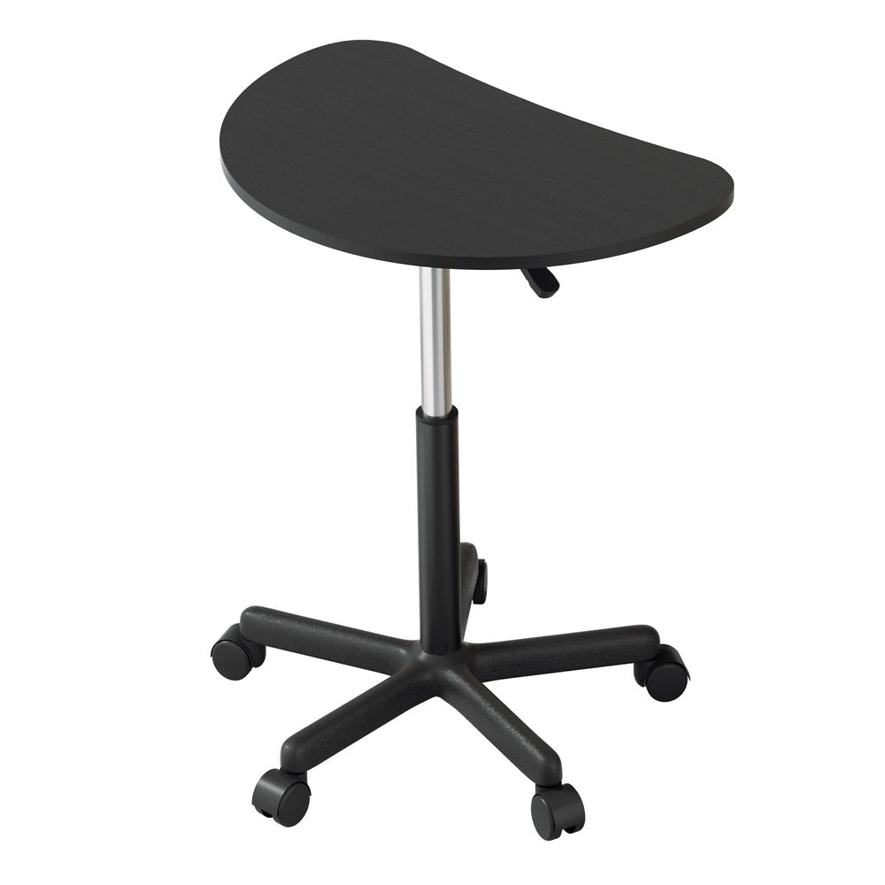 Artiss Laptop Desk Portable Height Adjustable Table Caster Wheels 60CM Black Office Fast shipping On sale
