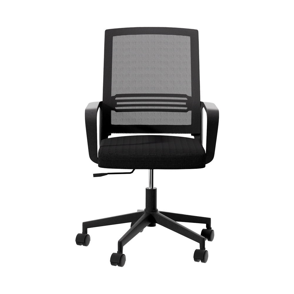 Artiss Mesh Office Chair Computer Gaming Desk Chairs Work Study Mid Back Black Fast shipping On sale