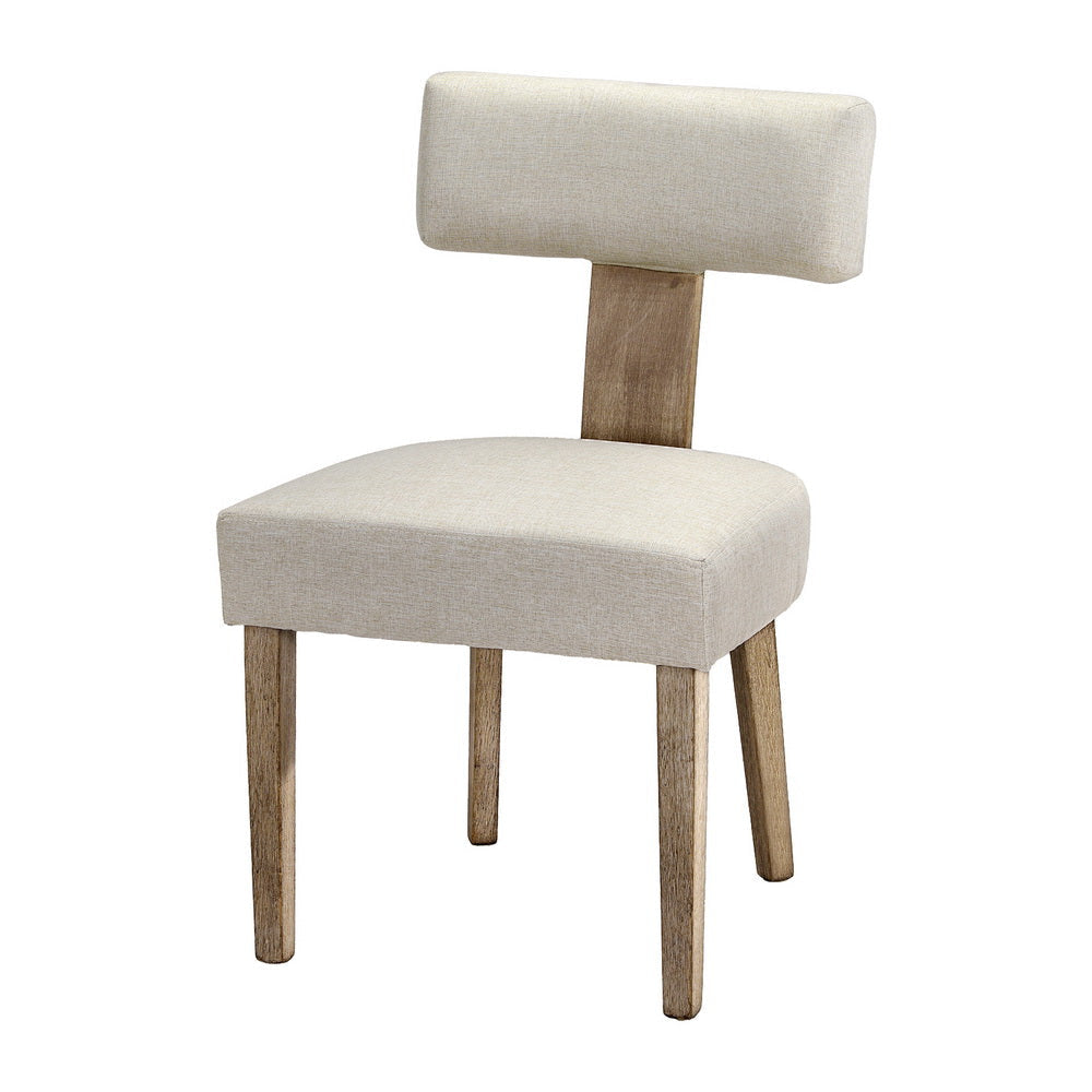 Artiss Milford Dining Chairs Beige Fabric Set of 2 Chair Fast shipping On sale