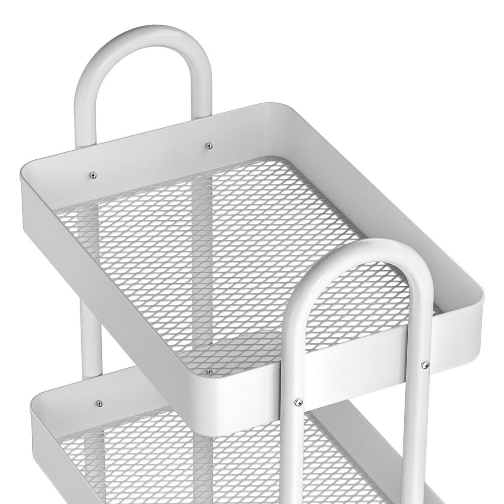 Artiss Storage Trolley Kitchen Cart 4 Tiers White Fast shipping On sale
