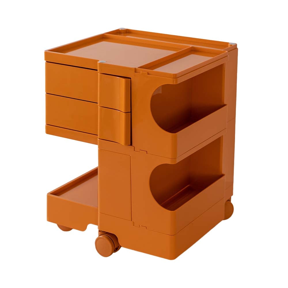 ArtissIn Bedside Table Side Tables Nightstand Organizer Replica Boby Trolley 3Tier Orange table Fast shipping On sale