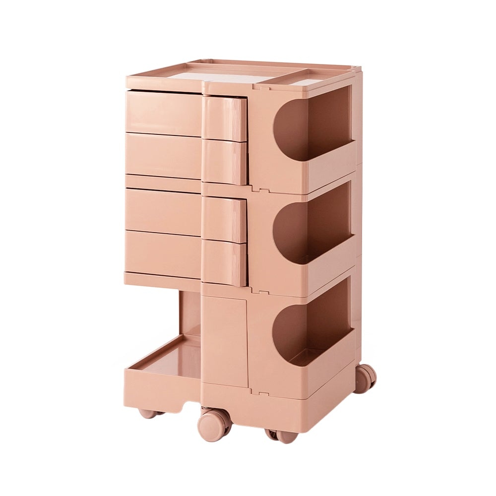ArtissIn Bedside Table Side Tables Nightstand Organizer Replica Boby Trolley 5Tier Pink table Fast shipping On sale