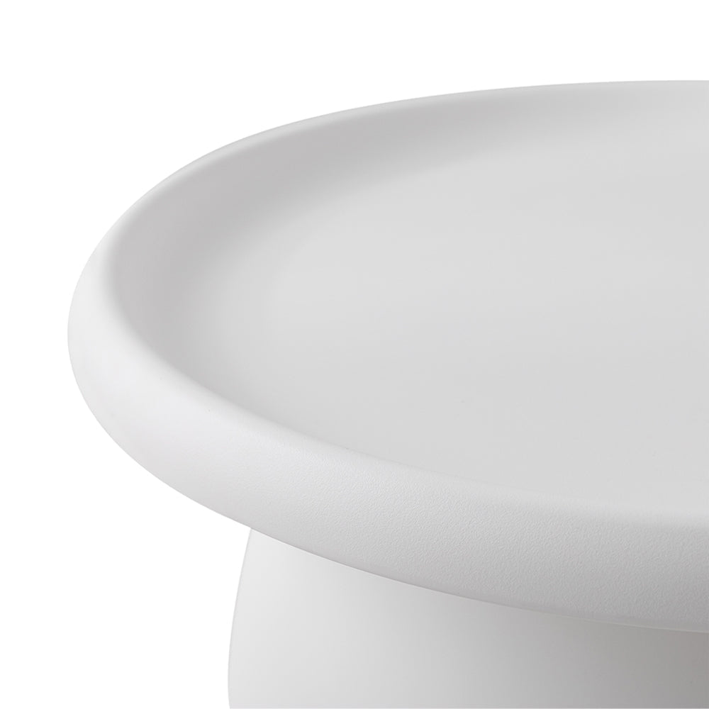 ArtissIn Coffee Table Mushroom Nordic Round Large Side 70CM White Fast shipping On sale