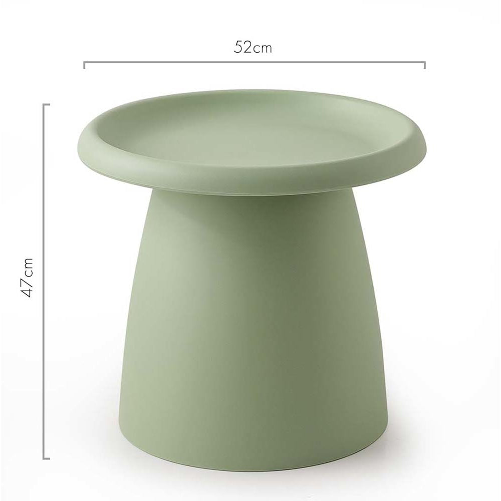 ArtissIn Coffee Table Mushroom Nordic Round Small Side 50CM Green Fast shipping On sale
