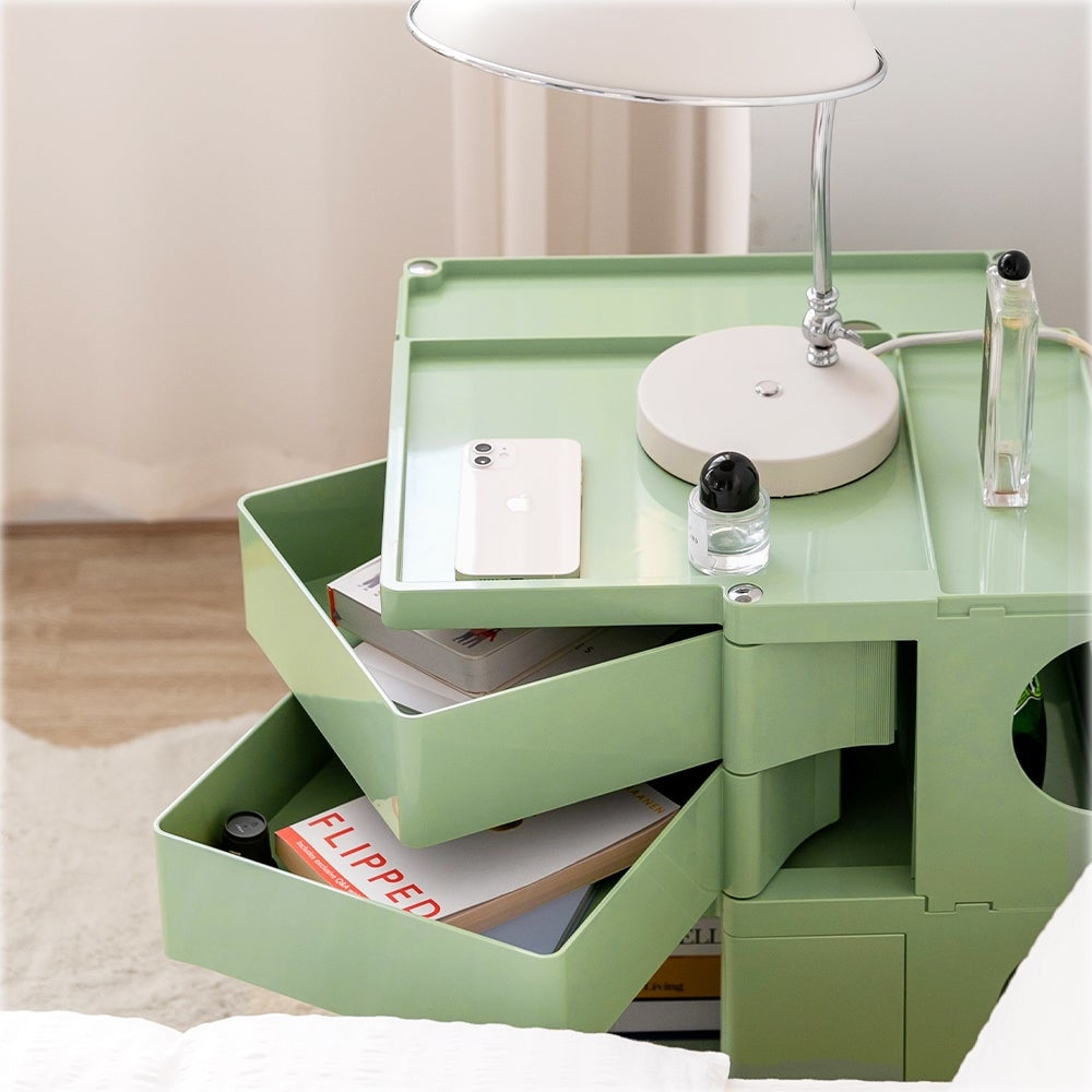 ArtissIn Replica Boby Trolley Storage 3 Tier Drawer Cart Shelf Mobile Green Bedside table Fast shipping On sale