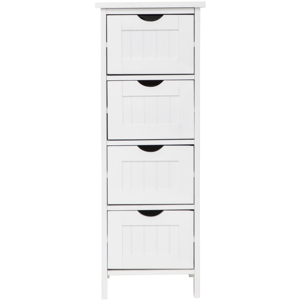 Arven 4-Drawer Multipurpose Bathroom Storage Cabinet Talboy - White Fast shipping On sale