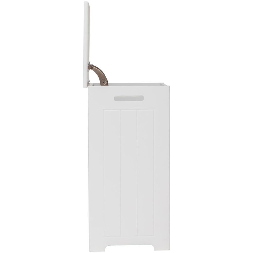 Arven Bathroom Laundry Baskets Hamper Storage Cabinet - White Hampers Fast shipping On sale