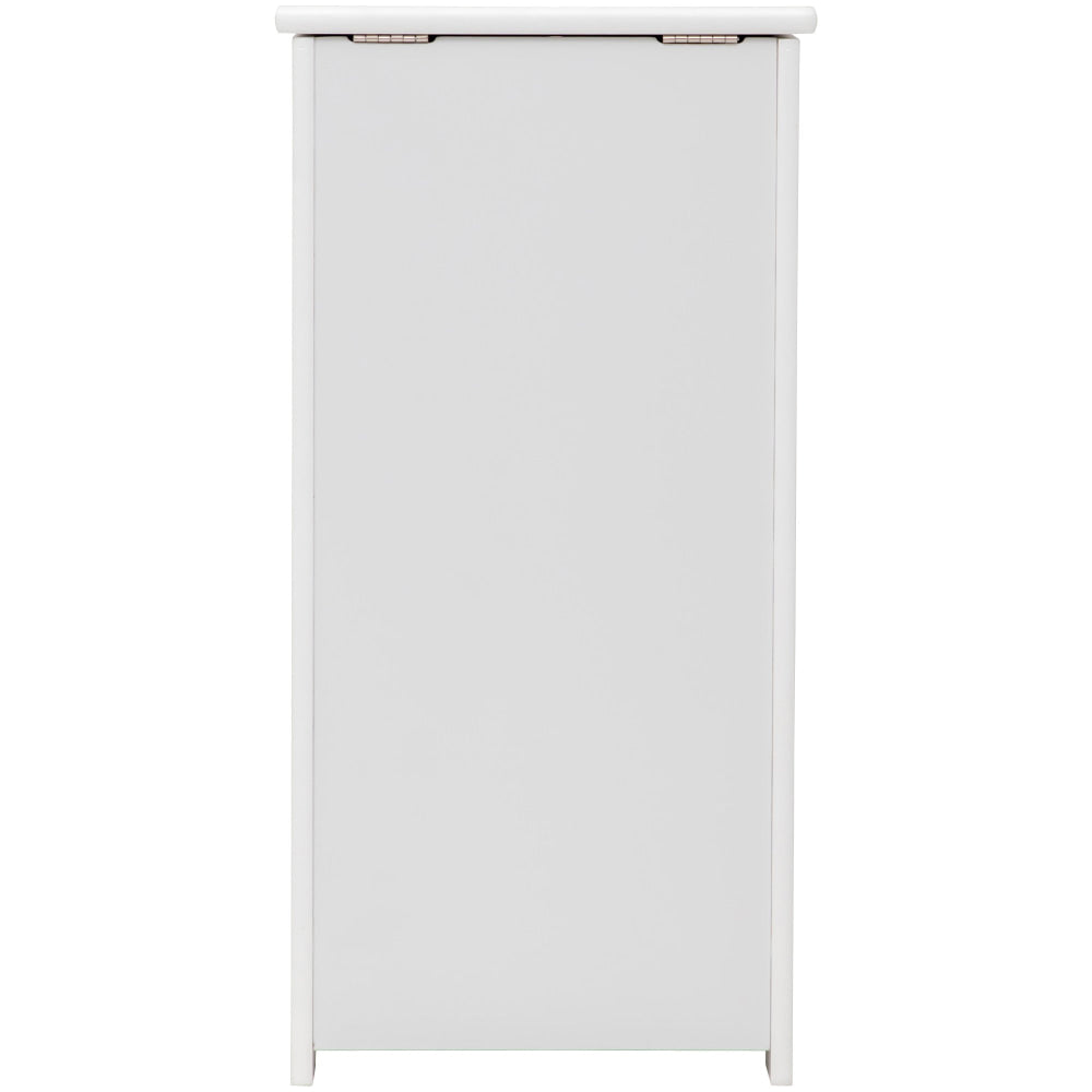 Arven Bathroom Laundry Baskets Hamper Storage Cabinet - White Hampers Fast shipping On sale
