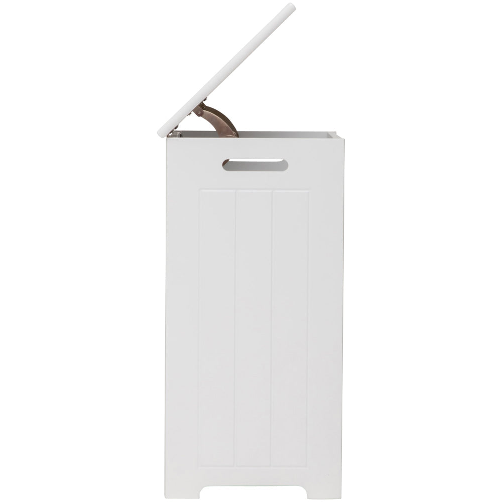 Arven Bathroom Laundry Baskets Hamper Storage Cabinet - White Hampers Fast shipping On sale