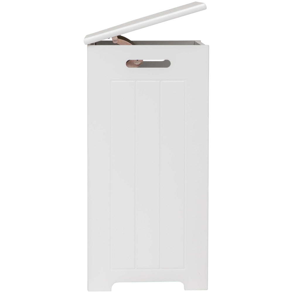 Arven Bathroom Laundry Baskets Hamper Storage Cabinet - White Hampers Fast shipping On sale