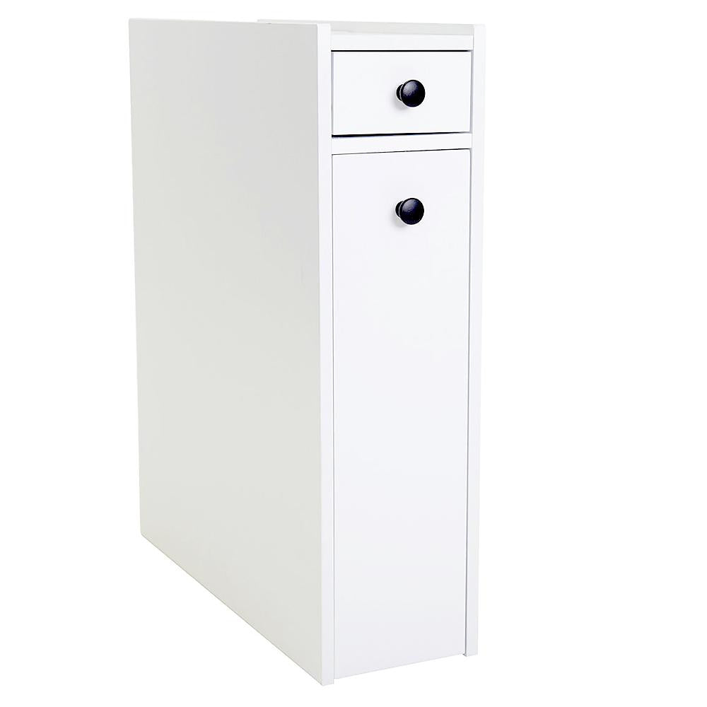 Arven Bathroom Utility Cabinet Slim Pull-Out Storage - White Fast shipping On sale