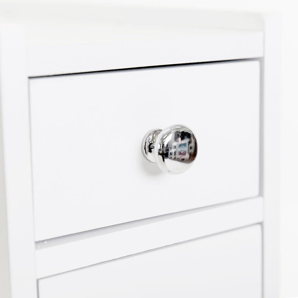 Arven Bathroom Utility Cabinet Slim Pull-Out Storage - White Fast shipping On sale