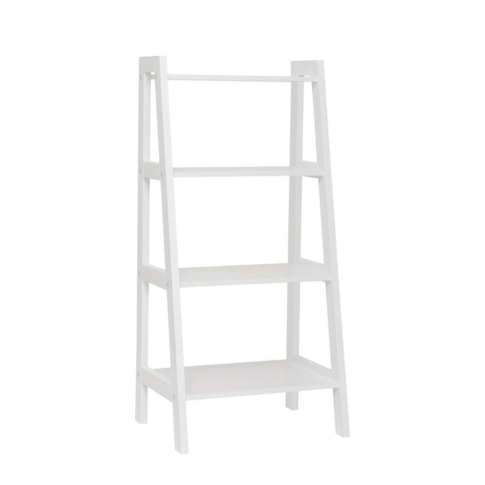 Arven Multipurpose 4-Tier Ladder Display Storage Bathroom Shelf - White Cabinet Fast shipping On sale