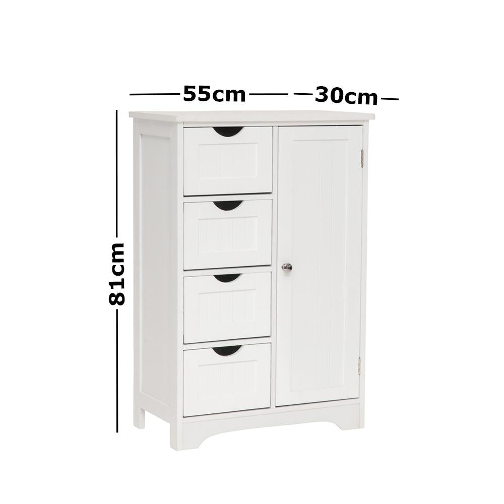 Arven Multipurpose Bathroom Storage Cabinet Tallboy - White Fast shipping On sale