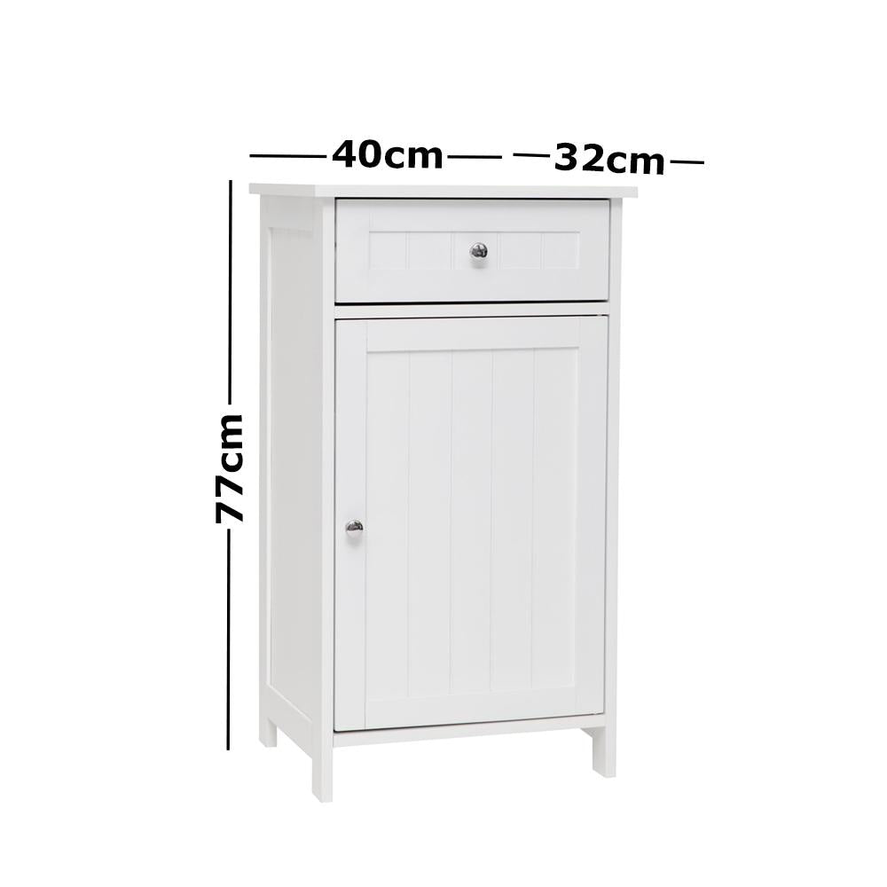 Arven Multipurpose Lowboy Low Storage Cabinet - White Bathroom Fast shipping On sale